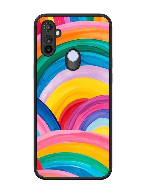 Rainbow Symphony Glossy Soft Edge Case for Realme Narzo 10A