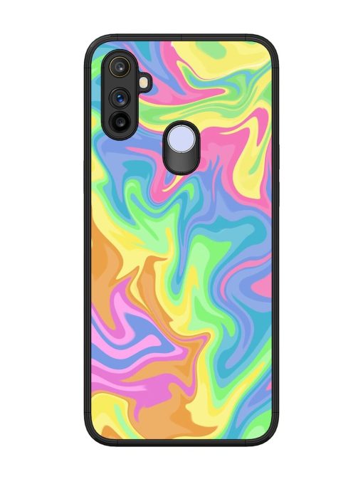 Whimsical Swirl Glossy Soft Edge Case for Realme Narzo 10A