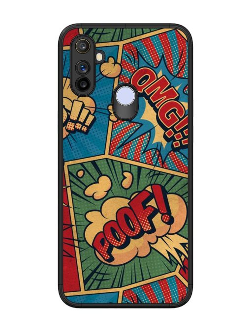 Comic Book Chaos Glossy Soft Edge Case for Realme Narzo 10A