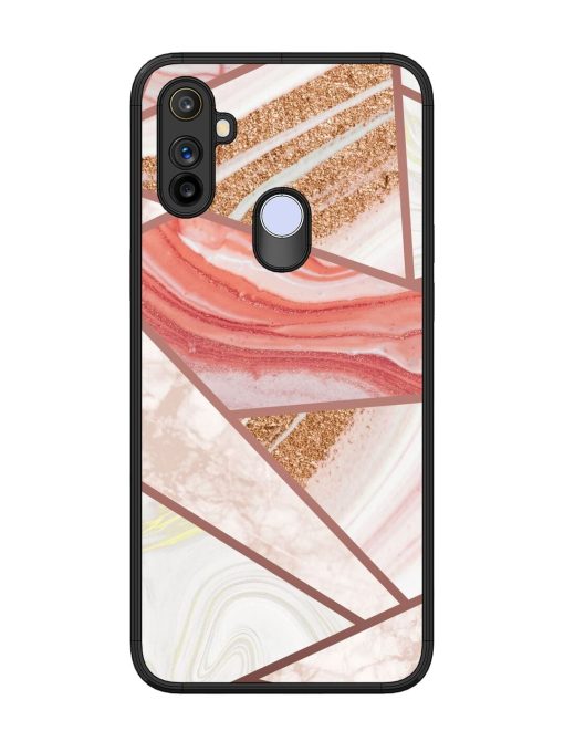 Rosy Mosaic Glossy Soft Edge Case for Realme Narzo 10A