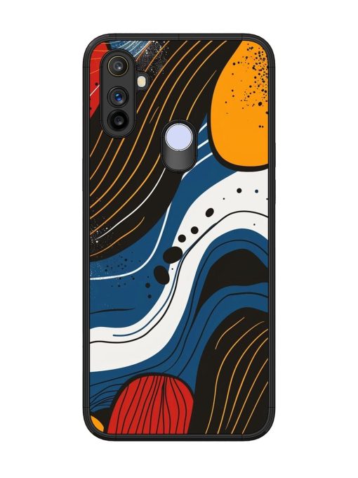 Abstract Expression Glossy Soft Edge Case for Realme Narzo 10A