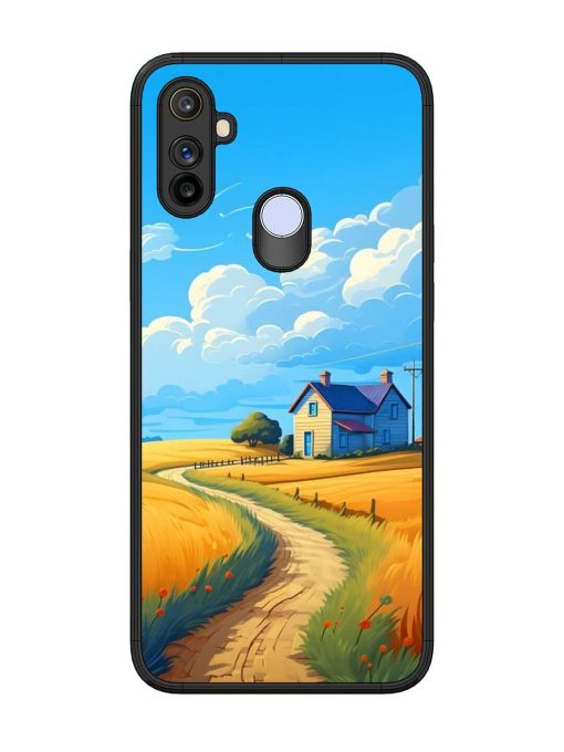 Countryside Cottage Glossy Soft Edge Case for Realme Narzo 10A