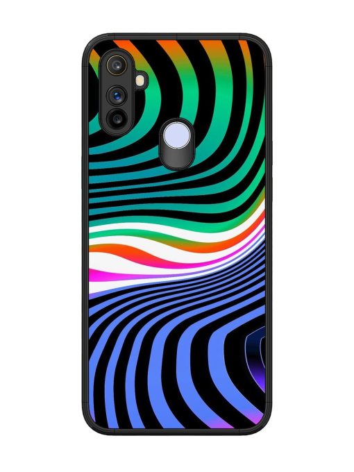 Psychedelic Waves Glossy Soft Edge Case for Realme Narzo 10A