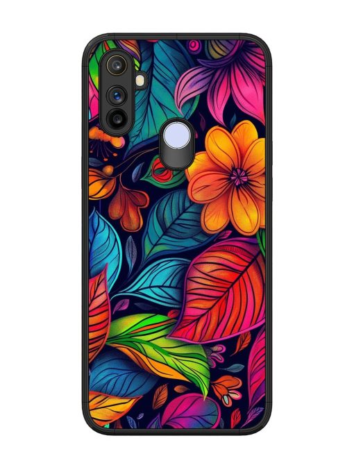 Rainbow Of Blooms Glossy Soft Edge Case for Realme Narzo 10A