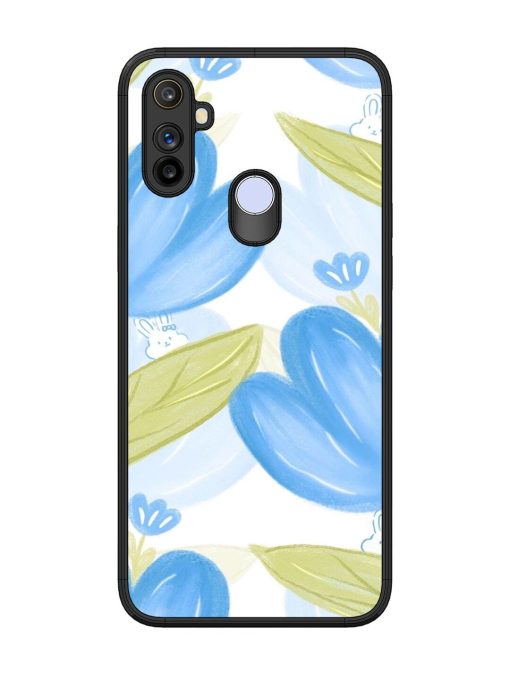 Bunny'S Blue Garden Glossy Soft Edge Case for Realme Narzo 10A