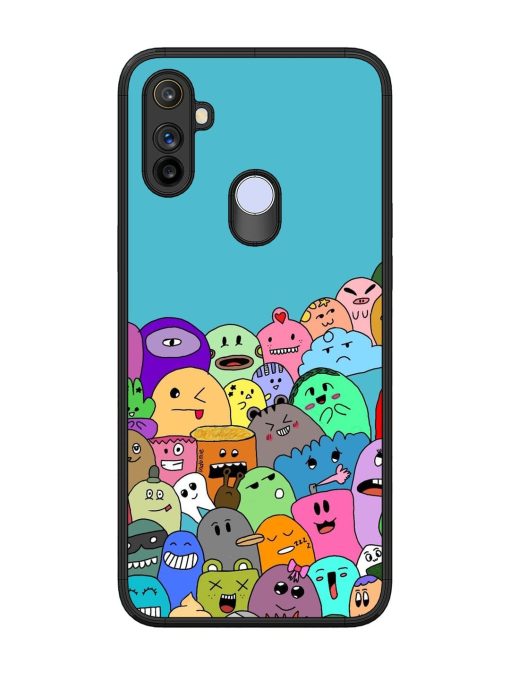 Monster Mash Glossy Soft Edge Case for Realme Narzo 10A