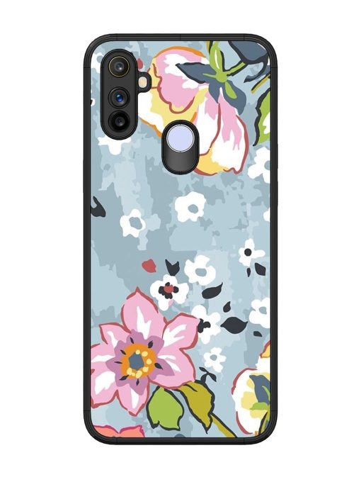 Floral Fantasy Glossy Soft Edge Case for Realme Narzo 10A