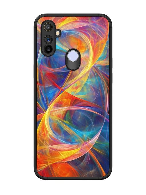 Cosmic Currents Glossy Soft Edge Case for Realme Narzo 10A