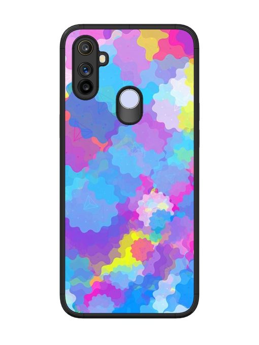 Psychedelic Cloud Burst Glossy Soft Edge Case for Realme Narzo 10A