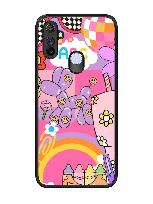 Whimsical Y2K Chaos Glossy Soft Edge Case for Realme Narzo 10A