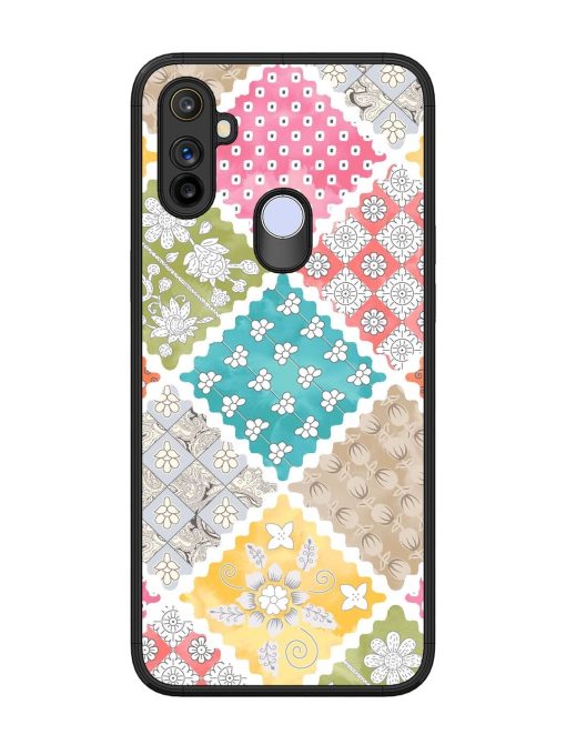 Patchwork Dreamscape Glossy Soft Edge Case for Realme Narzo 10A