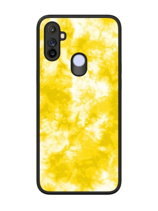 Golden Tie-Dye Twirl Glossy Soft Edge Case for Realme Narzo 10A