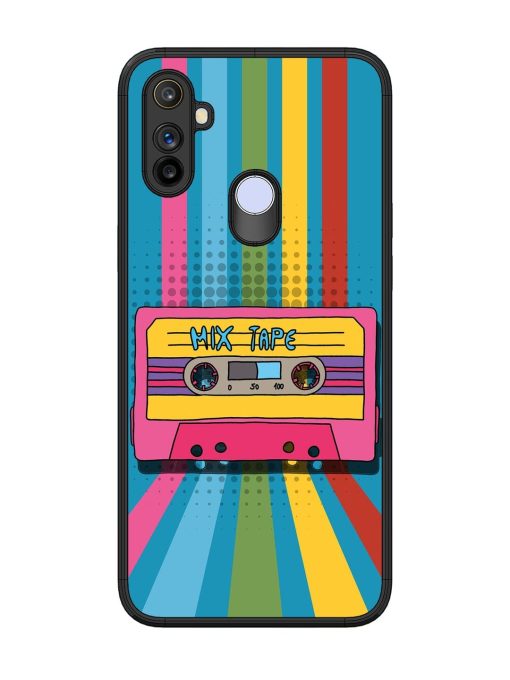 Retro Cassette Tapes Glossy Soft Edge Case for Realme Narzo 10A