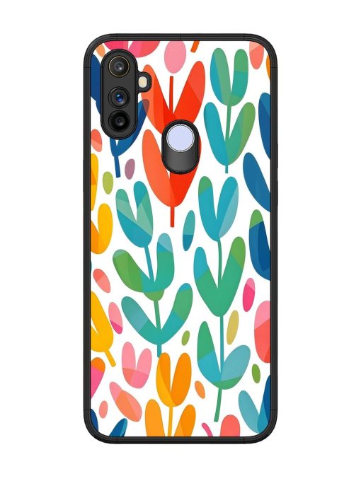 Rainbow Of Blooms Glossy Soft Edge Case for Realme Narzo 10A