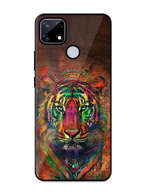 Cosmic Tiger Glossy Soft Edge Case for Realme Narzo 20 Chachhi