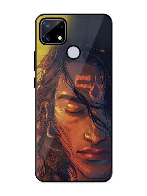 Tranquil Shiva Glossy Soft Edge Case for Realme Narzo 20 Chachhi