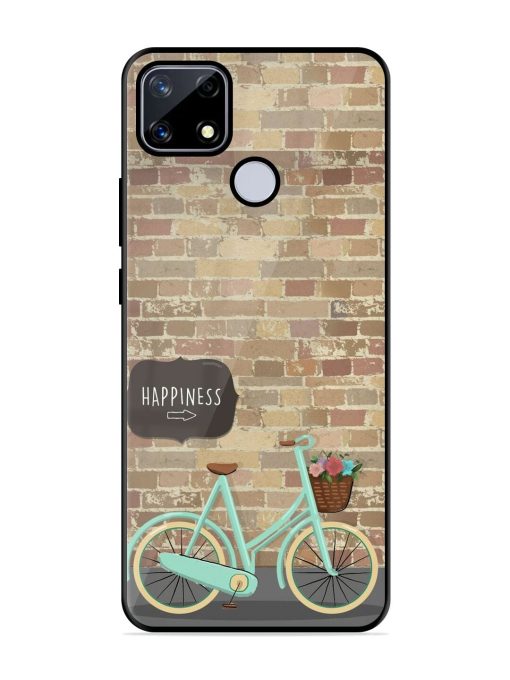 Pedaling Towards Happiness Glossy Soft Edge Case for Realme Narzo 20 Chachhi