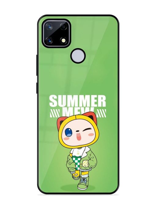 Purrfect Summer Glossy Soft Edge Case for Realme Narzo 20 Chachhi