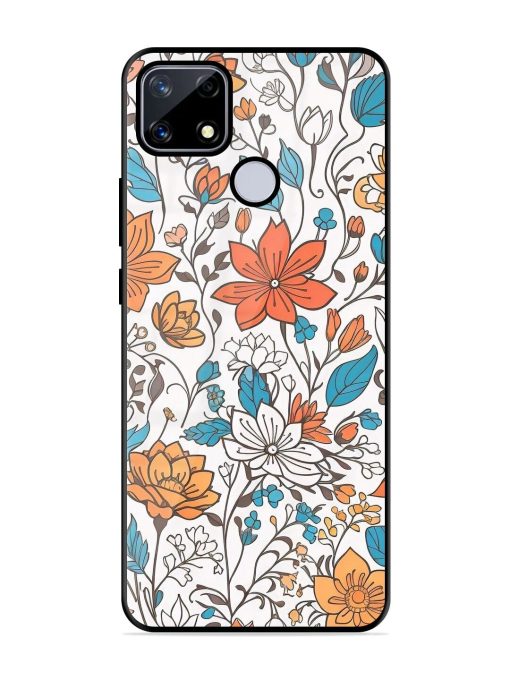 Floral Symphony Glossy Soft Edge Case for Realme Narzo 20