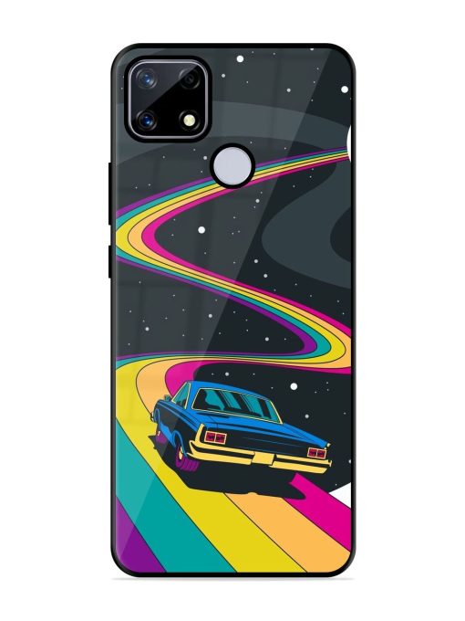 Rainbow Road Glossy Soft Edge Case for Realme Narzo 20 Chachhi