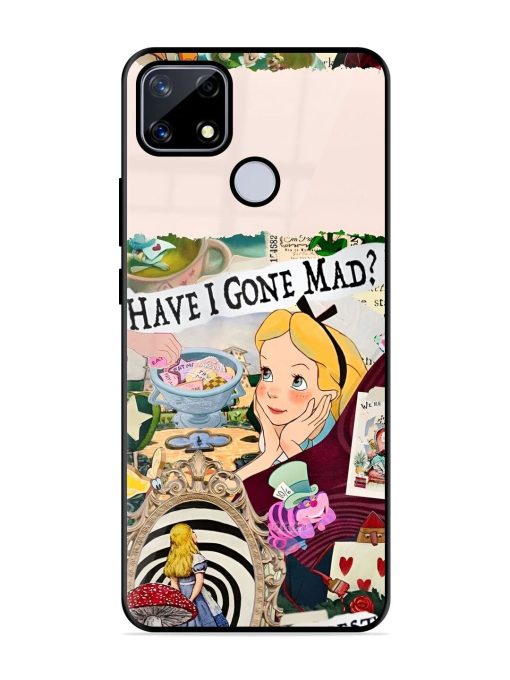 Mad Hatter'S Collage Glossy Soft Edge Case for Realme Narzo 20 Chachhi