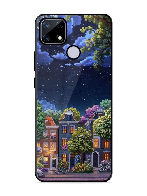 Moonlit Streets Glossy Soft Edge Case for Realme Narzo 20 Chachhi