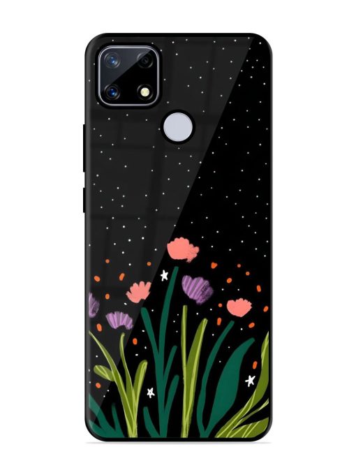 Midnight Bloom Glossy Soft Edge Case for Realme Narzo 20 Chachhi