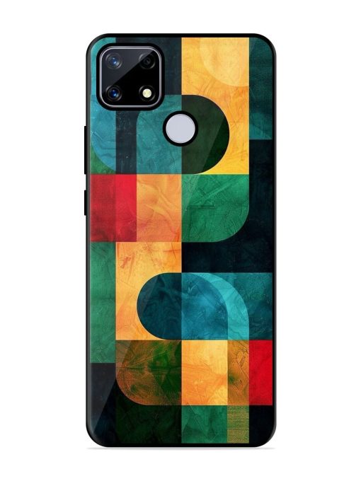 Geometric Harmony Glossy Soft Edge Case for Realme Narzo 20 Chachhi