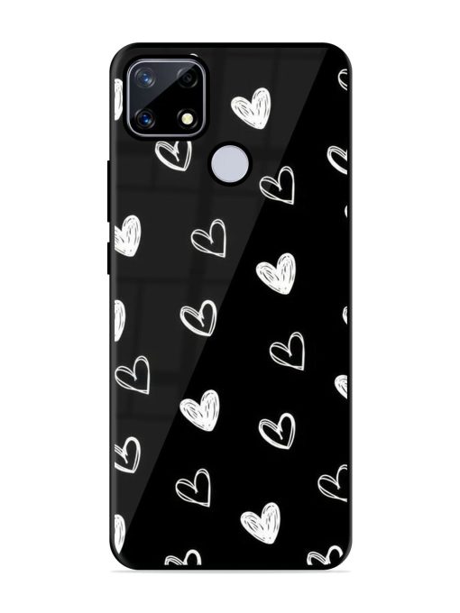 Scattered Hearts Glossy Soft Edge Case for Realme Narzo 20 Chachhi