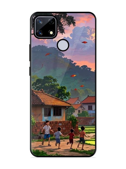 Sunset Play Glossy Soft Edge Case for Realme Narzo 20 Chachhi