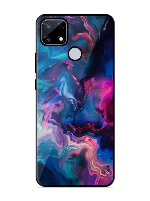 Cosmic Swirl Glossy Soft Edge Case for Realme Narzo 20 Chachhi