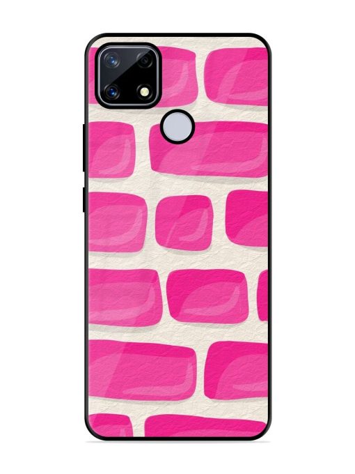 Pink Brick Wall Glossy Soft Edge Case for Realme Narzo 20 Chachhi