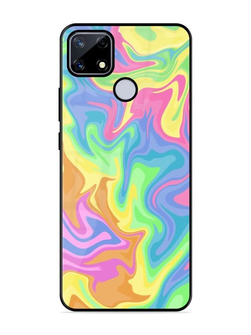 Whimsical Swirl Glossy Soft Edge Case for Realme Narzo 20 Chachhi