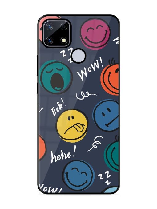 Emoticon Parade Glossy Soft Edge Case for Realme Narzo 20 Chachhi