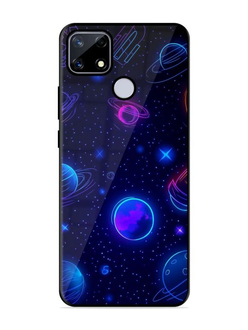 Neon Cosmos Glossy Soft Edge Case for Realme Narzo 20 Chachhi