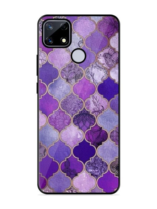 Purple Mosaic Magic Glossy Soft Edge Case for Realme Narzo 20 Chachhi