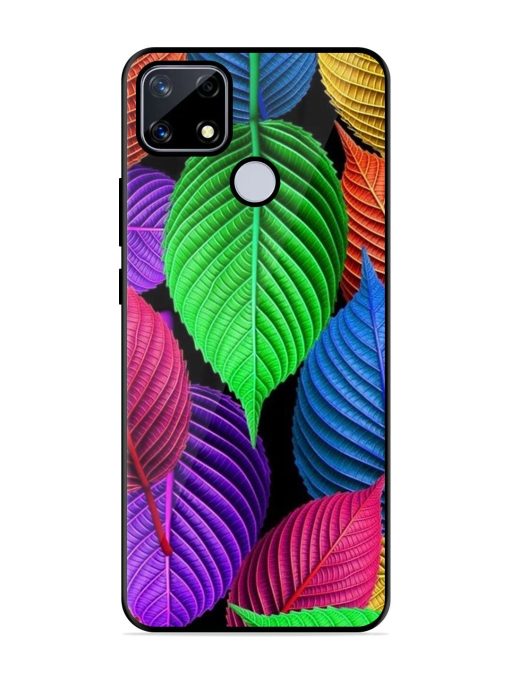 Rainbow Leaf Symphony Glossy Soft Edge Case for Realme Narzo 20