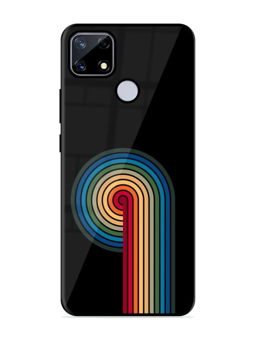 Rainbow Ripple Glossy Soft Edge Case for Realme Narzo 20 Chachhi