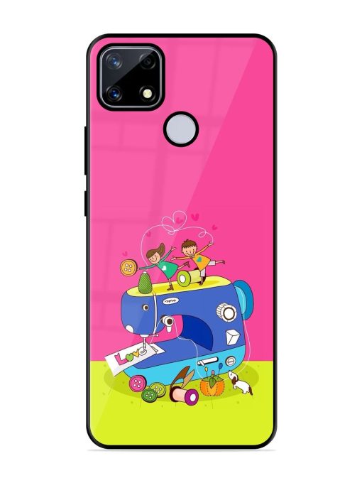 Sew Cute Glossy Soft Edge Case for Realme Narzo 20