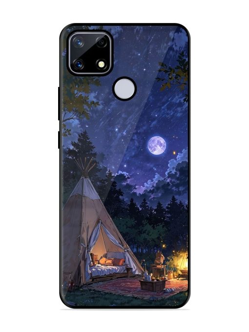 Moonlight Camping Glossy Soft Edge Case for Realme Narzo 20 Chachhi