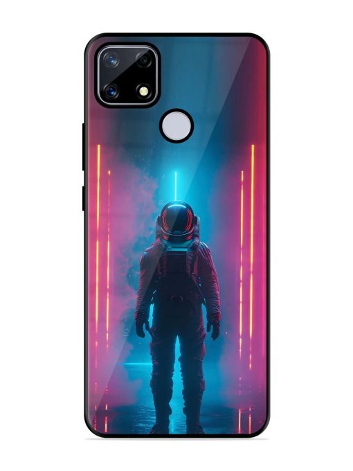 Neon Astronaut Glossy Soft Edge Case for Realme Narzo 20 Chachhi