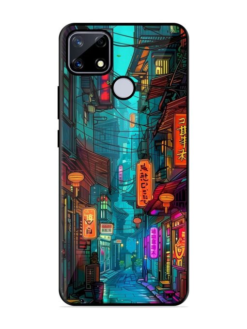 Neon Nightscape Glossy Soft Edge Case for Realme Narzo 20 Chachhi