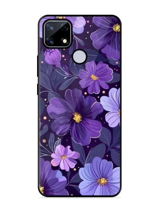 Purple Paradise Glossy Soft Edge Case for Realme Narzo 20 Chachhi