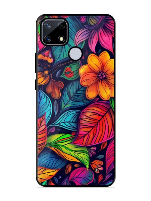 Rainbow Of Blooms Glossy Soft Edge Case for Realme Narzo 20 Chachhi