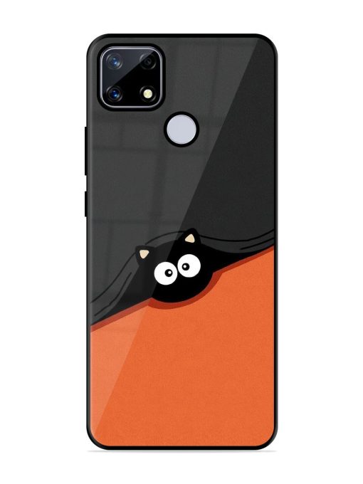 Peek-A-Boo Kitty Glossy Soft Edge Case for Realme Narzo 20 Chachhi