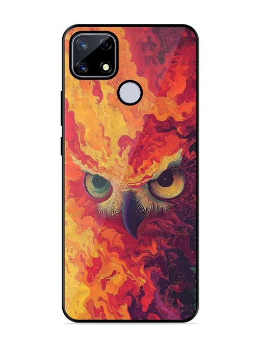 Fiery Owl Glossy Soft Edge Case for Realme Narzo 20 Chachhi