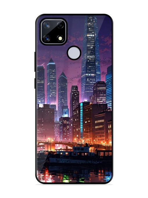 Neon Nightscape Glossy Soft Edge Case for Realme Narzo 20 Chachhi