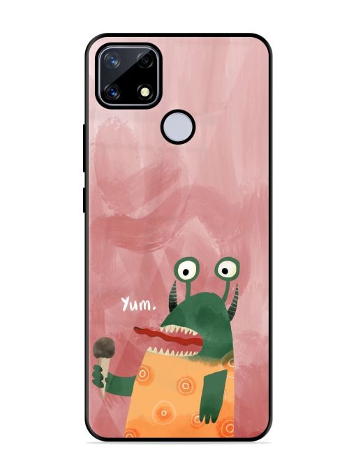 Hungry Monster Glossy Soft Edge Case for Realme Narzo 20 Chachhi