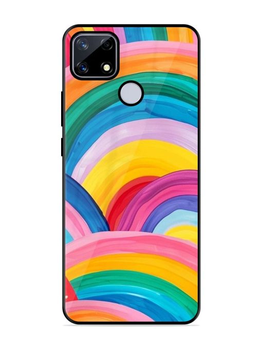 Rainbow Cascade Glossy Soft Edge Case for Realme Narzo 20 Chachhi