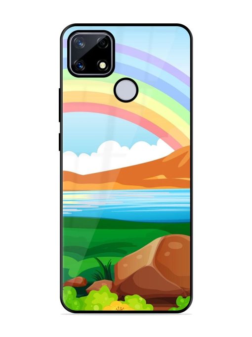 Rainbow Over The Lake Glossy Soft Edge Case for Realme Narzo 20 Chachhi